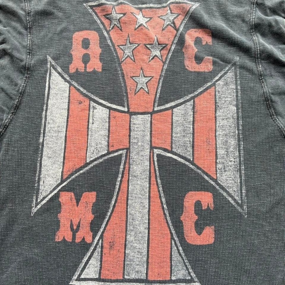AOP XL WCC STYLE AFFLICTION THERMAL super‎ great faded color